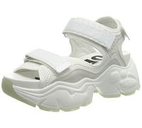 Buffalo 1602030 Women’s Flat Sandal, White, 5 UK