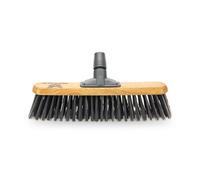 Buffalo 18'' Outdoor Stiff Pvc Toughest Platform Broom With Unbreakable Bracket (Includes Handle)