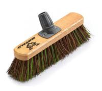 Buffalo 2392 12in Stiff Bassine Mix Sweeper Broom Head Heavy Duty Floor Brush Pro