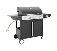 Buffalo 4-Burner Gas Barbecue with Hob 14.5kW CF732, 700 x 420mm