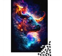Buffalo 500 Piece Puzzles For Adults Creative Rectangular Puzzle Wooden Puzzle Puzzle Jigsaw Gift for Friends Family 500pcs (52x38cm)