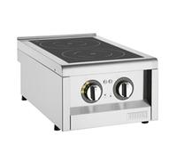 Buffalo 600 Series Double Zone Induction Hob 3kW