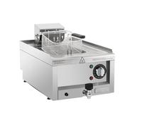 Buffalo 600 Series Stainless Steel Single Tank Electric Fryer, 8Ltr | Provides rapid, even heat distribution built to withstand heavy-duty daily cooking in demanding commercial kitchens.