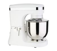 Buffalo Planetary Mixer in White - Metal Body - Removable Funnel - 7L