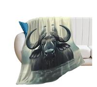 Buffalo And Birds Cute Throw Blanket Super Soft Blankets for Fall And Winter Couch Sofa Bedroom 40"*50" (100 * 130cm)
