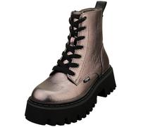 Buffalo Aspen Mid Vegan Womens Ankle Boots in Pewter Black - 5 UK