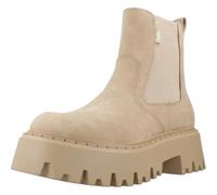 Buffalo Aspen Vegan Womens Chelsea Boots in Brown