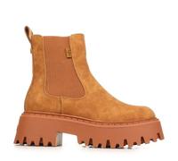 Buffalo Aspen Warm Vegan Womens Chelsea Boots in Cognac - 6 UK