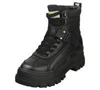 Buffalo Aspha Com1 Vegan Womens Platform Boots in Black - 4 UK
