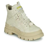 Buffalo, ASPHA NC Mid Fashion Vegan Wedge Shoes (Imi Nappa), beige, 8.5 UK