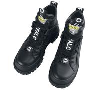 Buffalo Aspha Nc Mid, Women’s Sneaker, Black, 3 UK (36 EU)