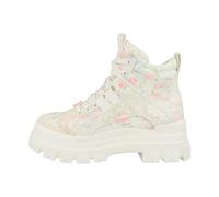 Buffalo Aspha Nc Mid - White/Pink/Blue Cotton, White, 6.5 UK