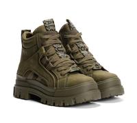 Buffalo Aspha Nc Mid Women's Khaki Boots UK 4