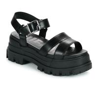 Buffalo Aspha TS Women's Sandal Wedge Black DS24BF02 BN16021881, Black, 8.5 UK