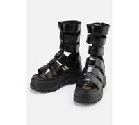 Buffalo - Aspha Zeus Platform Vegan Box Nappa Black - Girl Sandals - black - EU 37 - Synthetic/Synthetic/Rubber EU 37