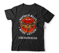 Buffalo Bill’s Body Lotion Unisex T-Shirt - Horror Silence Lambs Hannibal Tee - M Black