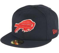 Buffalo Bills NFL Cap New Era Navy Logo Fitted Hat - New