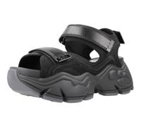 Buffalo Binary 0 Women's Sandal Wedge Black DS24BF07 BN16021961