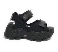 Buffalo Binary 0 Women's Sandal Wedge Black DS24BF07 BN16021961, Black, 6 UK