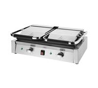 Buffalo Bistro Double contact Grill Ribbed/Ribbed Plate