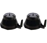 Buffalo Black Plastic Filter Pan AC395 (Pack of 2)