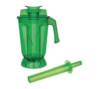 Buffalo Blender Jug Spare Part with Lid and Pusher DC493, Green