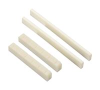 Buffalo Bone Bridge Nut Saddle for Classical Guitar Parts Portable Long Beige (DJ-0102)