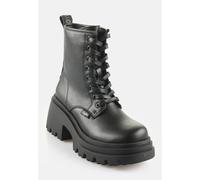 Buffalo - Braver Lace Up Vegan Nappa Black - Girl Shoes - black - EU 38 - Synthetic/Synthetic/Rubber EU 38