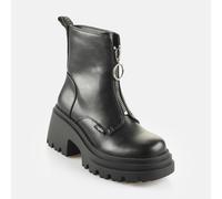Buffalo Mid Boots BFL // BRAVR ZIP in Black 6
