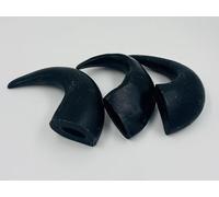 Buffalo Bull Horns 3 Pack Approx. 100 gms Each (or More) in Individual Resealable Packing Natural Dog Treats Chews Snack for Dogs - Long Lasting, Organic, Helps Dental Hygiene