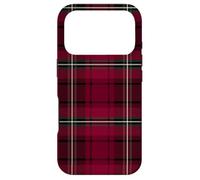Buffalo Burgundy Plaid Old Money Classic Tartan Pattern Case for iPhone 17 Pro