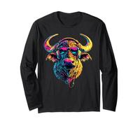 Buffalo Cape Water Buffalos Safari South African Buffalo Long Sleeve T-Shirt