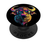Buffalo Cape Water Buffalos Safari South African Buffalo PopSockets Adhesive PopGrip