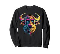 Buffalo Cape Water Buffalos Safari South African Buffalo Sweatshirt