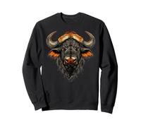 Buffalo Cape Water Buffalos Safari South African Buffalo Sweatshirt