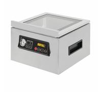 Buffalo Chamber Vacuum Pack in Silver Stainless Steel - Manual - 220 - 240 V