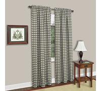 Buffalo Check Panel Window Curtain - 42 Inch Width, 84 Inch Length - Sage & Ivory Plaid - Light Filtering Farmhouse Country Drapes for Bedroom Living & Dining Room by Achim Home Decor
