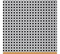 Buffalo Check Upholstery Fabric by The Yard,Plaid Grid Cute Hearted Reupholstery Fabric for Chairs,Squares Stripe Love Waterproof Outdoor Fabric,1 Yard,(L92*W150cm) Black White
