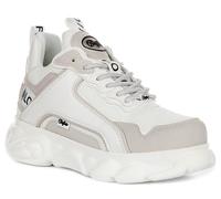 Buffalo Cld Chai Bs Men's Cloud Sole Platform Sneakers Platforms (White, UK 10.5)