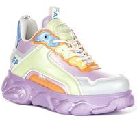 Buffalo Cld Chai Women's Vegan Faux Low Platform Snekr Platforms (Lilac, UK 6)