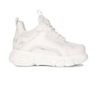 Buffalo Cld Chai Women's Vegan Faux Low Platform Snekr Platforms (White White, UK 6.5)