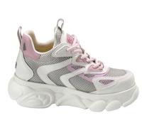 Buffalo, CLD Grid, Wedge Shoes Fashion, Vegan Nappa/Mesh, White Rose, 8 UK