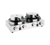Buffalo Commercial Double Round Belgian Waffle Maker CJ533, 2kW