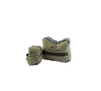 Buffalo Creek Supplies Outdoor Shooting Rest Bags Target Sports Shooting Bench Rest Front & Rear Support SandBag Stand Holders for Gun Rifle Shooting Hunting Target- Unfilled (Olive Drab)
