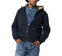 Buffalo David Bitton Men's Long Sleeve Sherpa Fleece Zip Up, Whale Navy, XL