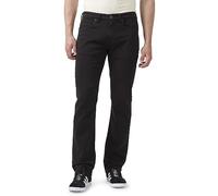 Buffalo David Bitton Men's Non-Denim Straight Leg Six French Terry Pants with Cotton Blend Stretch Jeans, Black, 32W / 30L
