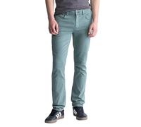 Buffalo David Bitton Men's Non-Denim Straight Leg Six French Terry Pants with Cotton Blend Stretch, Balsam Green
