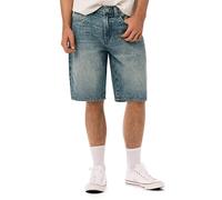 Buffalo David Bitton Mens Relaxed Straight Dean Denim Shorts, Sanded & Vintage, 36