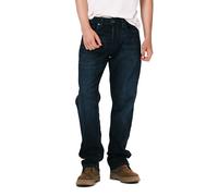 Buffalo David Bitton Men's Relaxed Straight Driven Jeans, Authentic and Deep Indigo, 38W / 32L