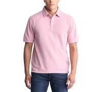 Buffalo David Bitton Men's Short Sleeve Light Weight Pique Polo, Lilas, S
